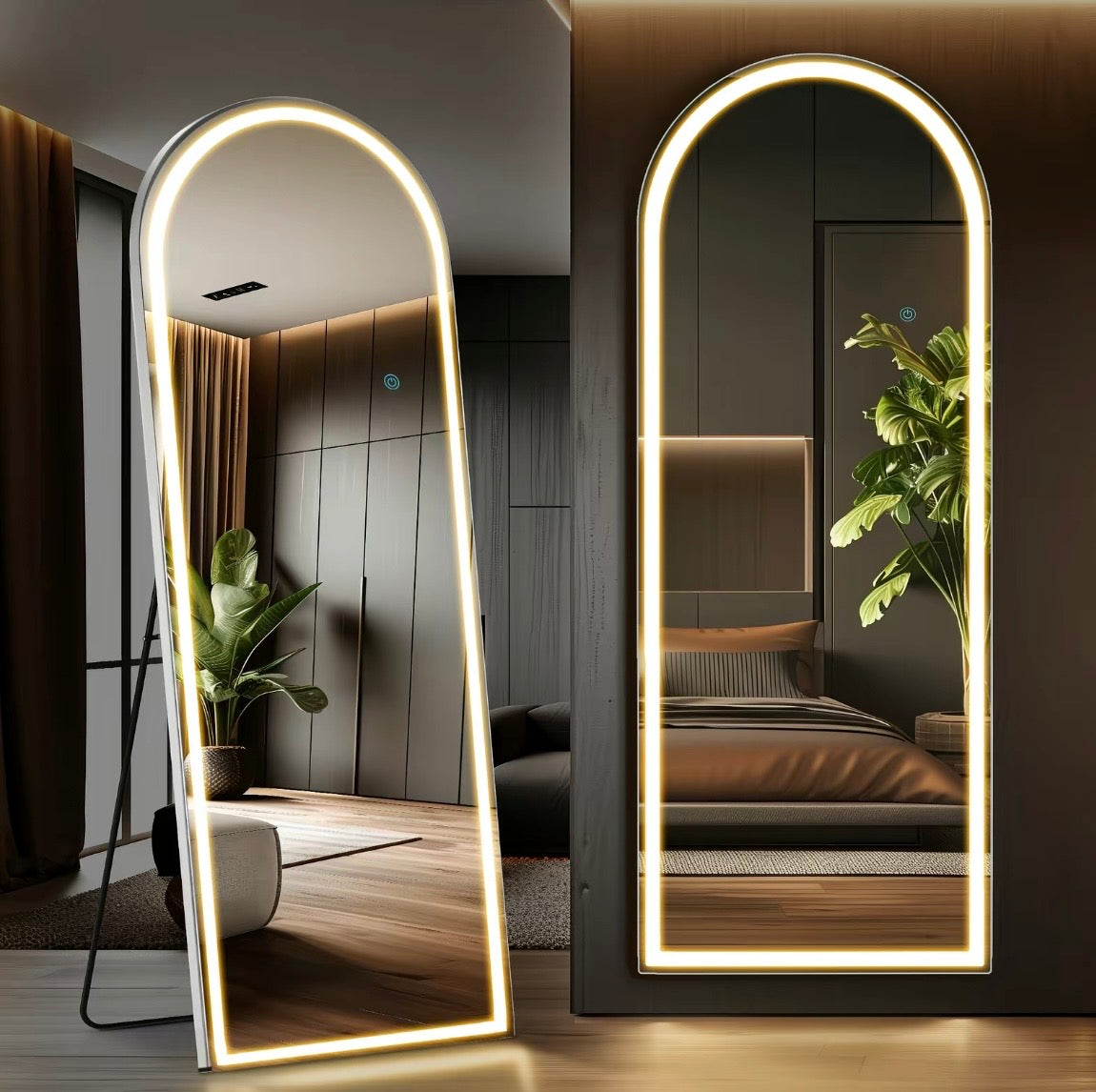 [LED] Arch Mirror: Full Length 20”-W 63”-L