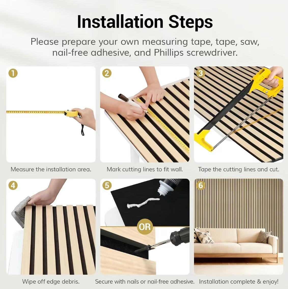Acoustic Wood: Slat Wall Panels