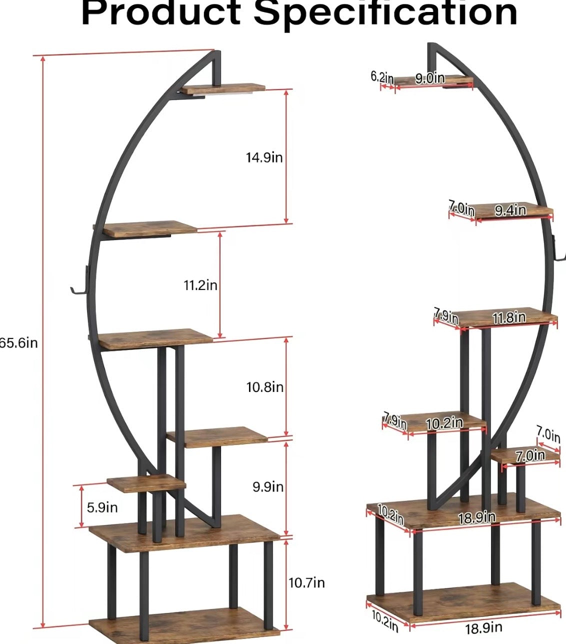 Corner Display Stand: Bookshelf w/ Lights