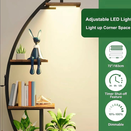 Corner Display Stand: Bookshelf w/ Lights