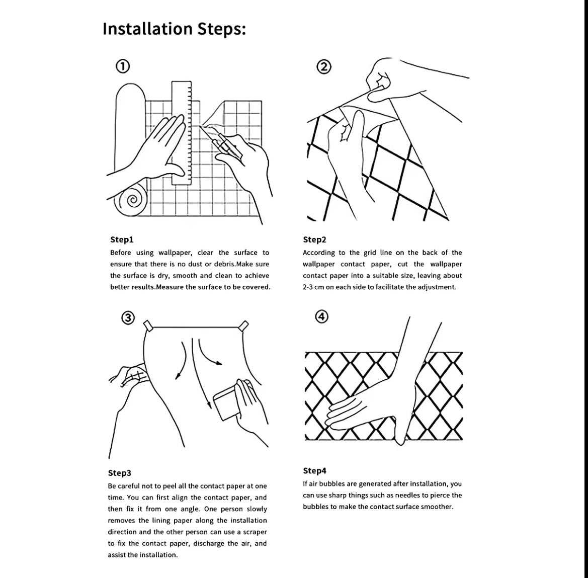 Self-Adhesive: Peel & Stick Wallpaper
