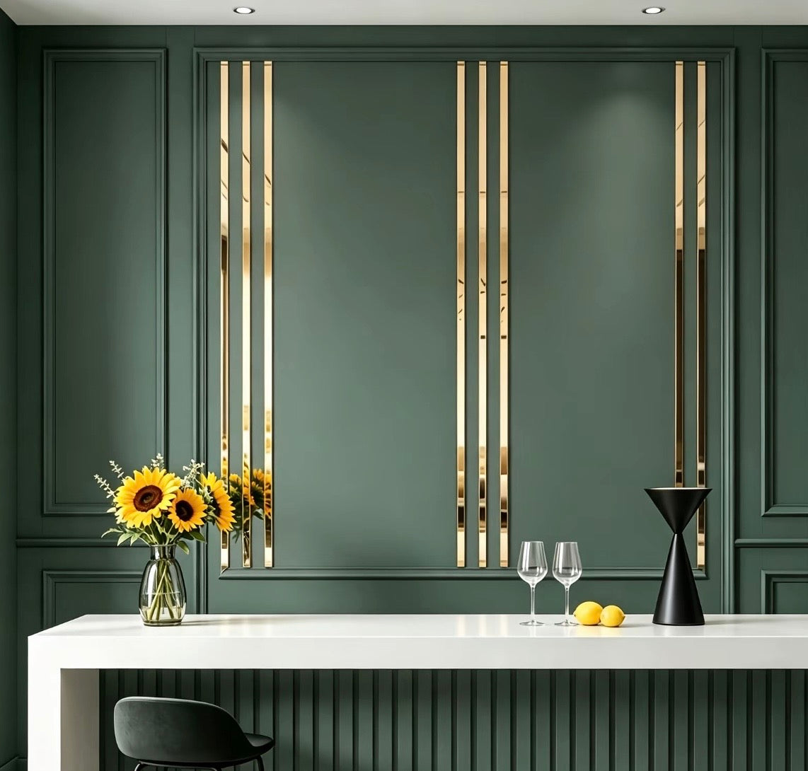 Acrylic Mirror: Golden Walk Sticker