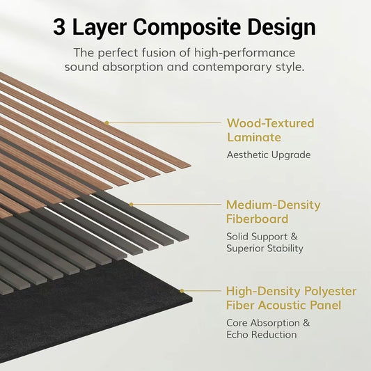 Acoustic Wood: Slat Wall Panels